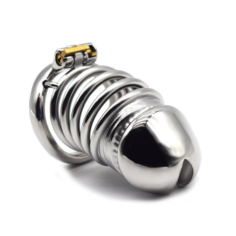 Stainless Steel Small Male Chastity Device Ergonom