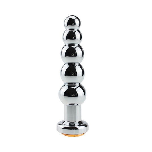 5 Balls Eggs Toys Stainless Steel Crystal Plug Rel