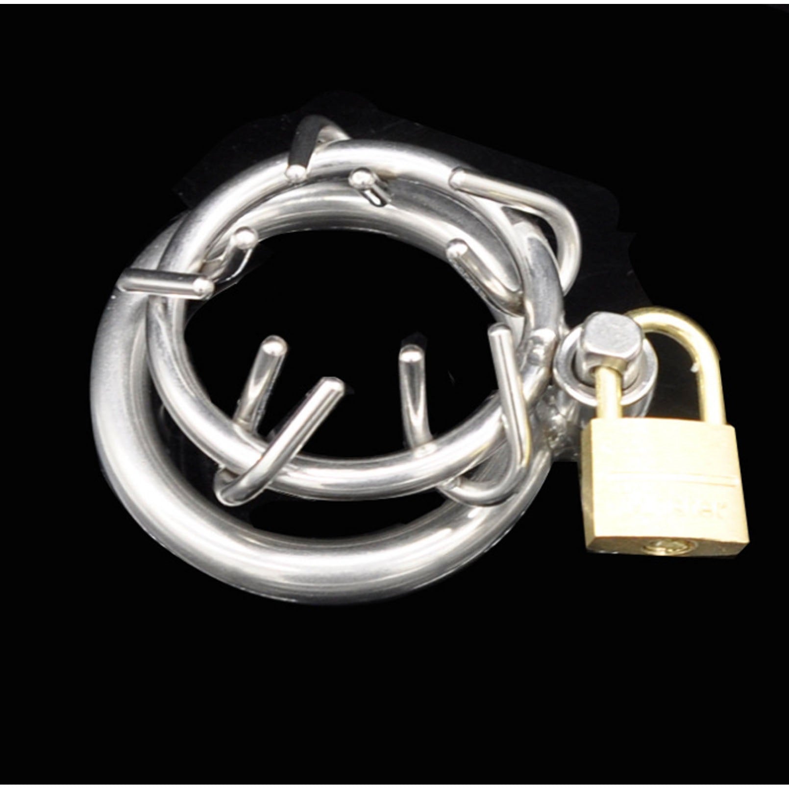 Male Stainless Steel Chastity Device Metal Chastit