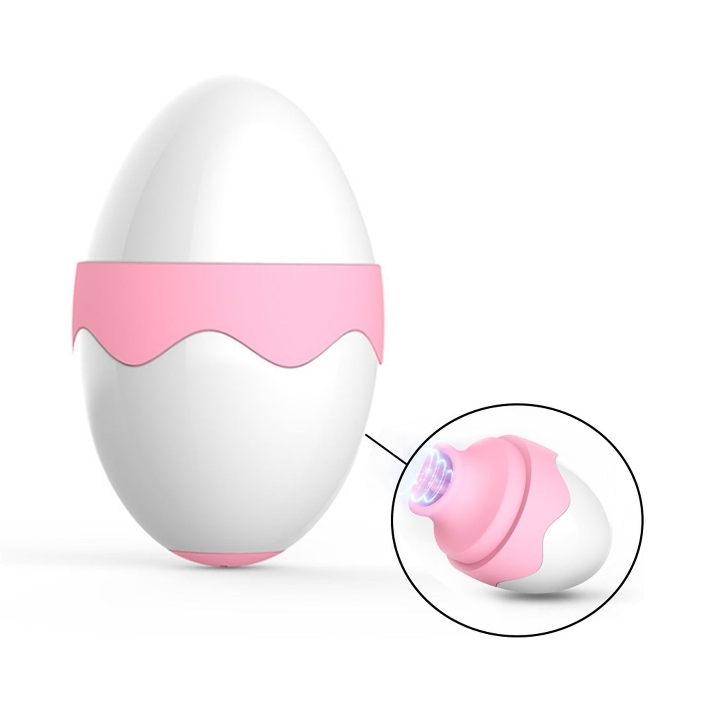 Egg-shaped Nipple And Breast Vibration Absorbing B