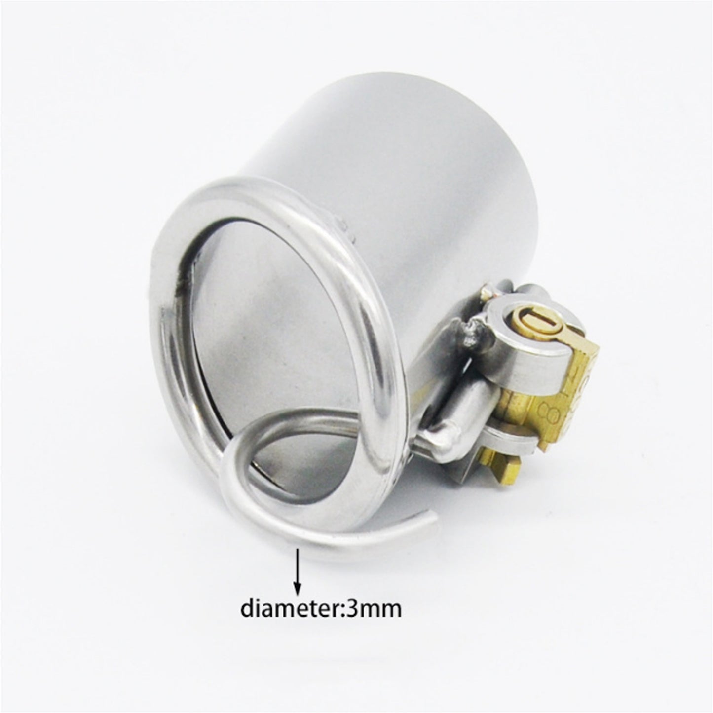 Stainless Steel Protection Cage Lock For Men Bindi