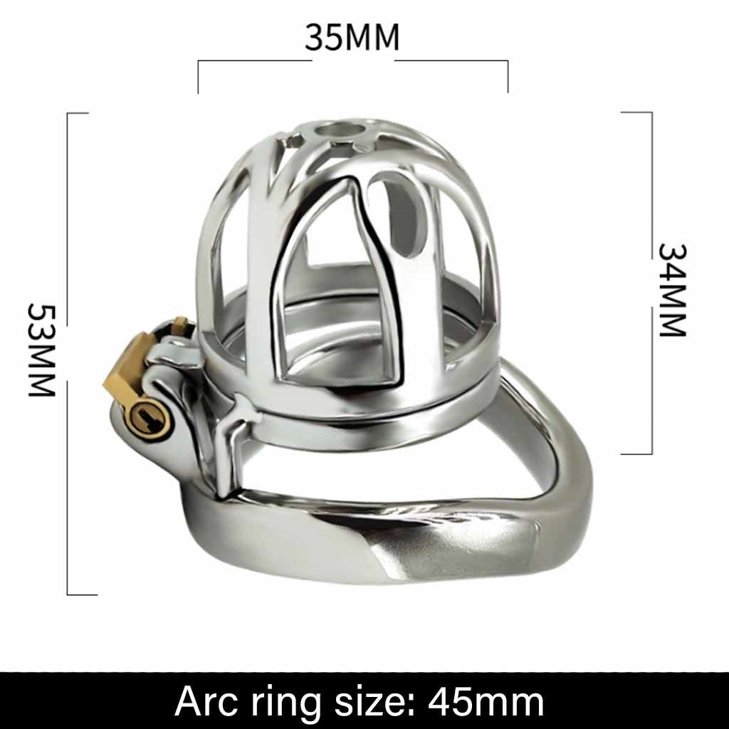 Ergonomic Design Chastity Device 304 Steel Stainle