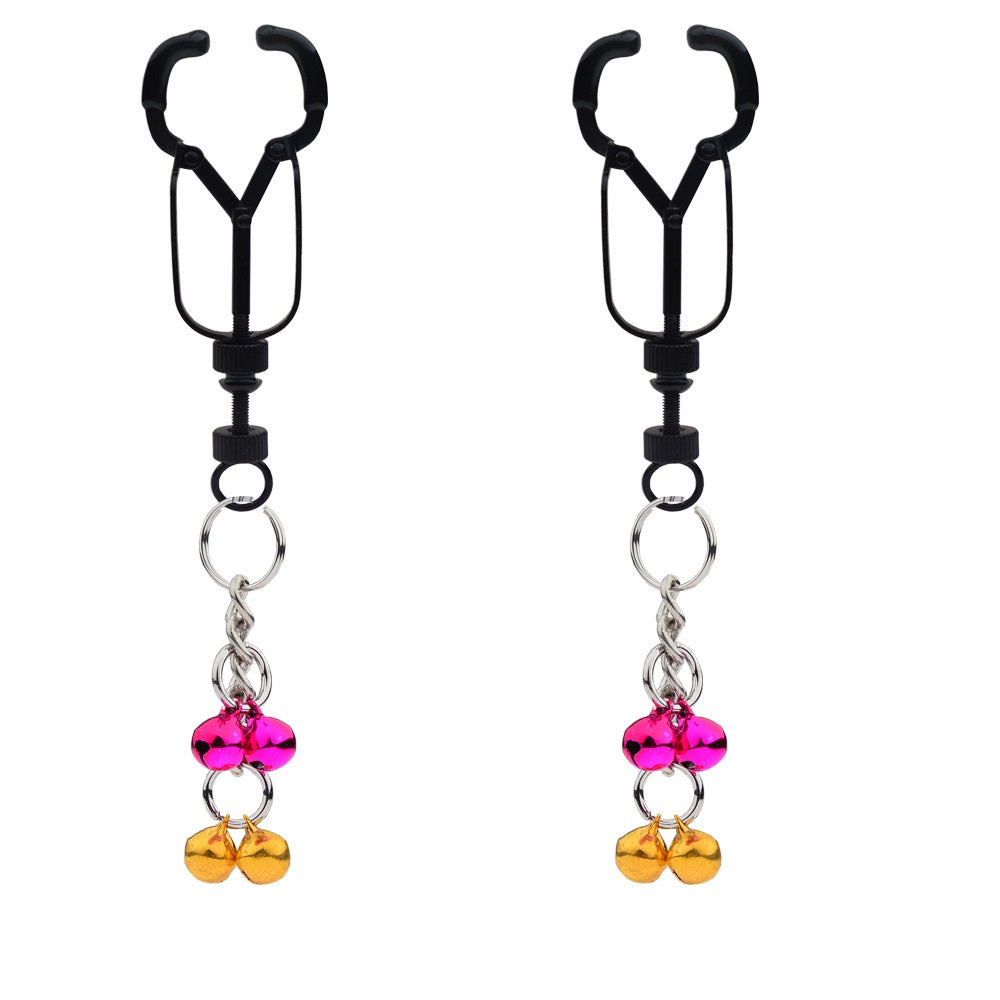 Nipple Clamps with Bell Non Pierced Nipple Rings N