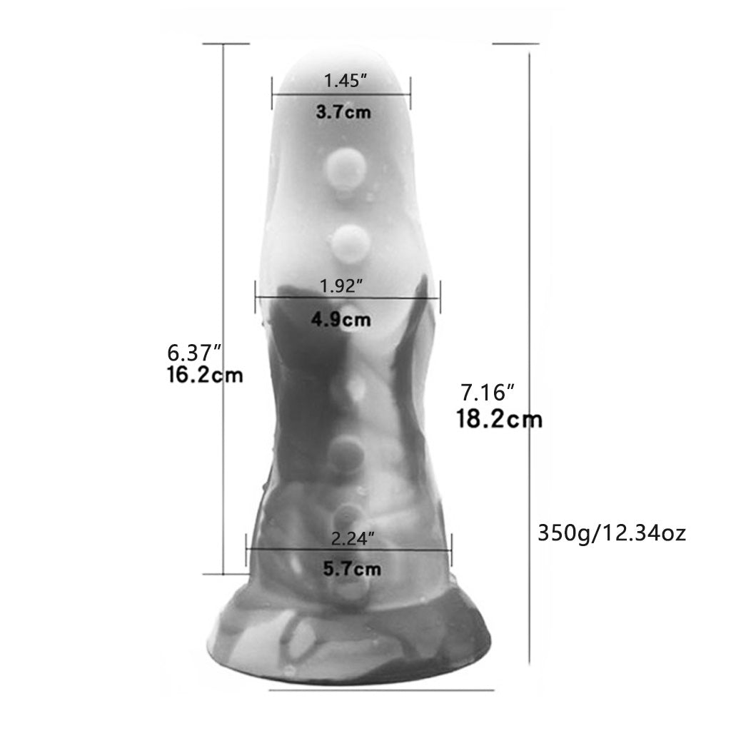 Bump Large Silica Gel Dildo Anal Plug Sex Toy For 