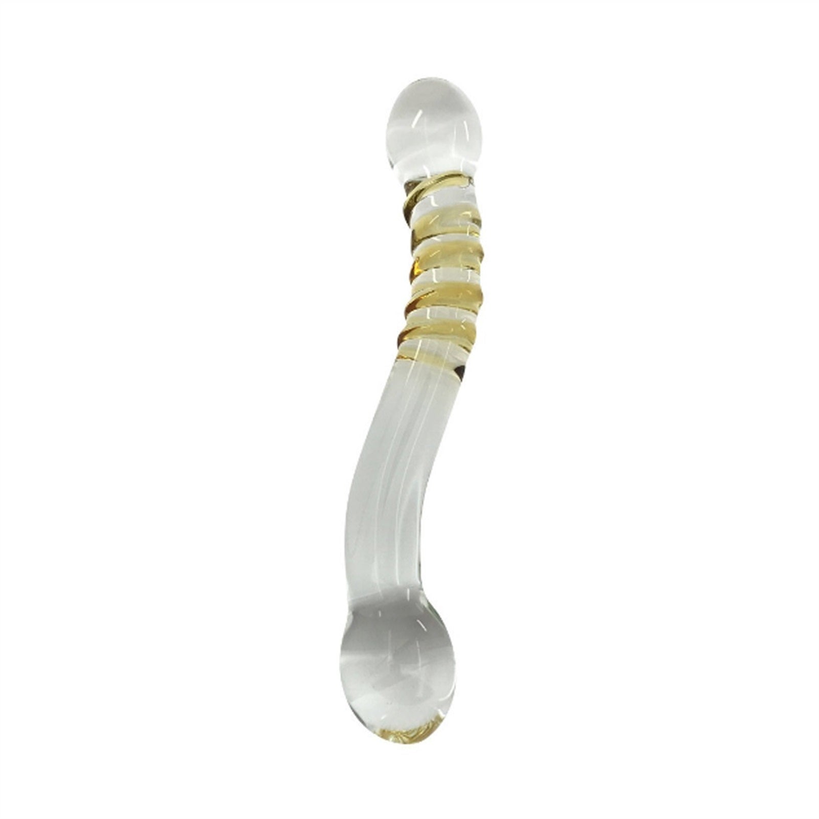 S-curve Double-headed Dragon Glass Crystal Penis I