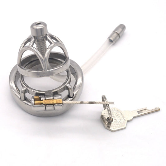 Male Cock Cage Chastity Device, Stainless Steel Ch