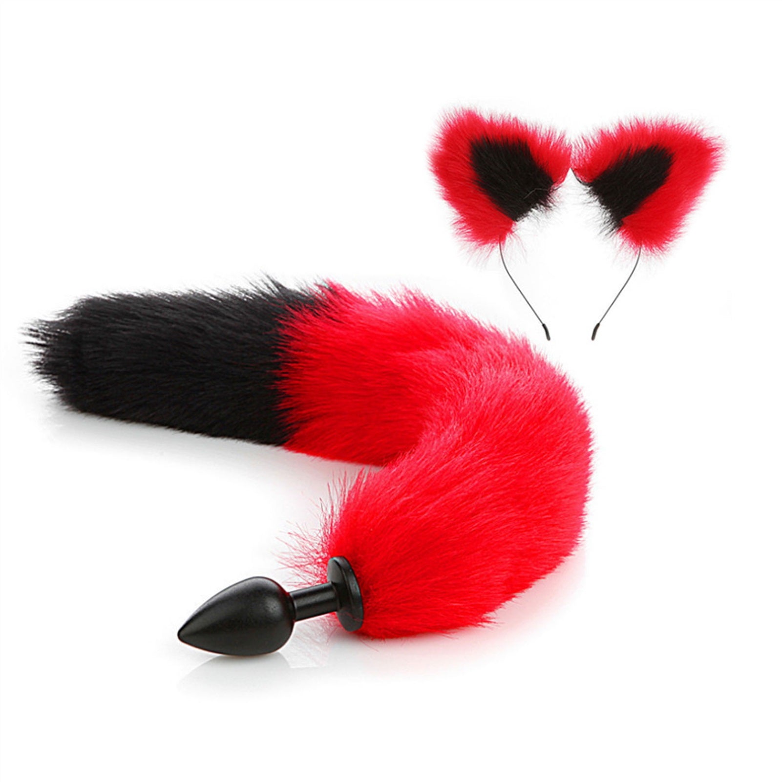 Faux Fox Tail Anal Plug Ear Hairpin Set Cosplay Ad