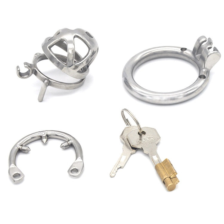 Chastity Cage Stainless Steel Erotic Magic BDSM Bo