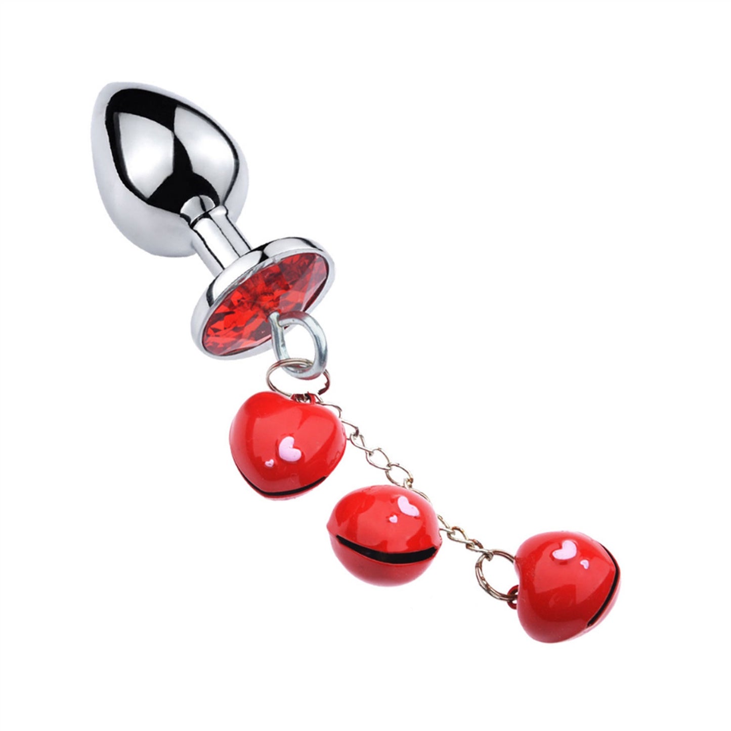 Bell Heart Shape  Anal Plug Ring For Couple Game B