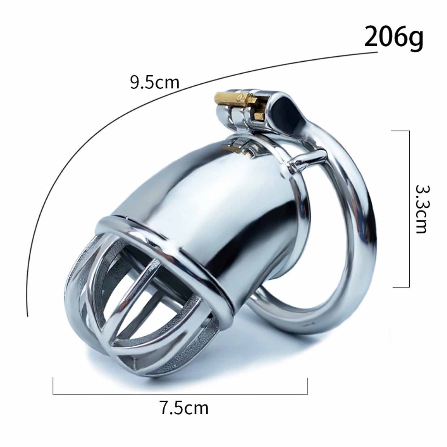 Male  Stainless Steel Metal lock Protection JJ cag