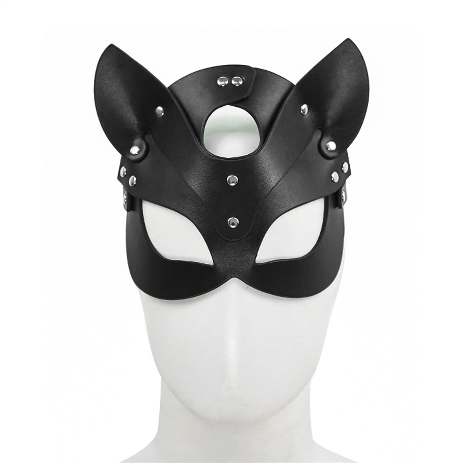 Leather Bunny Mask Sexy Eye Mask Disco Dancing Dre