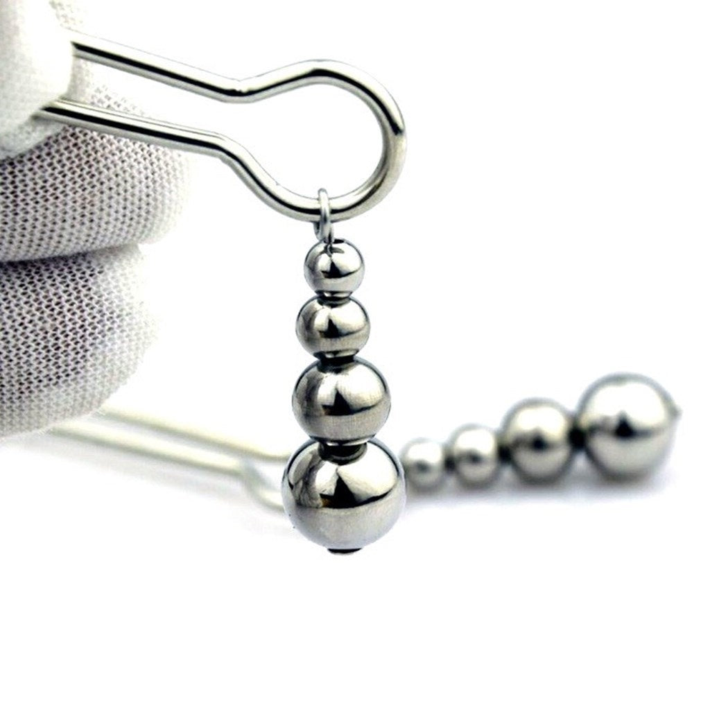 3 Balls Pendant Clip Stainless Steel Nipple Clamps