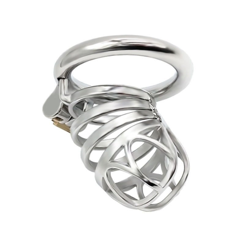 Male Cock Cage Chastity Device, Stainless Steel Ch