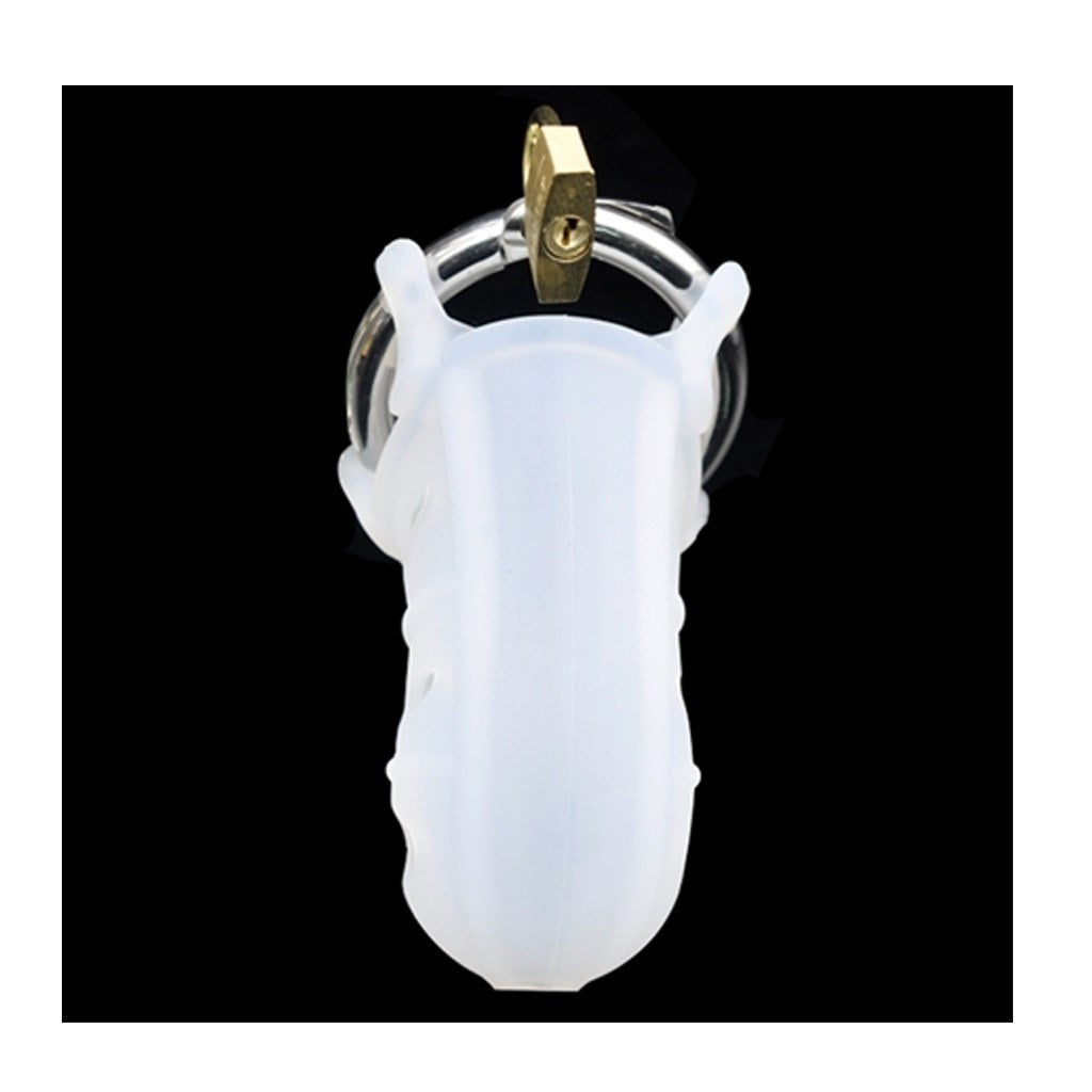 PVC Protection cage Stainless Steel Ring Male Lock