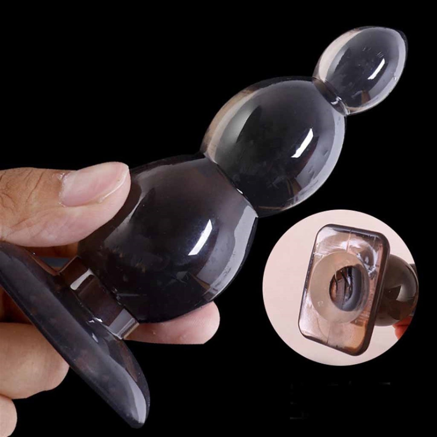 Inflatable Plug Long Liquid Silicone Anal Plug Ana