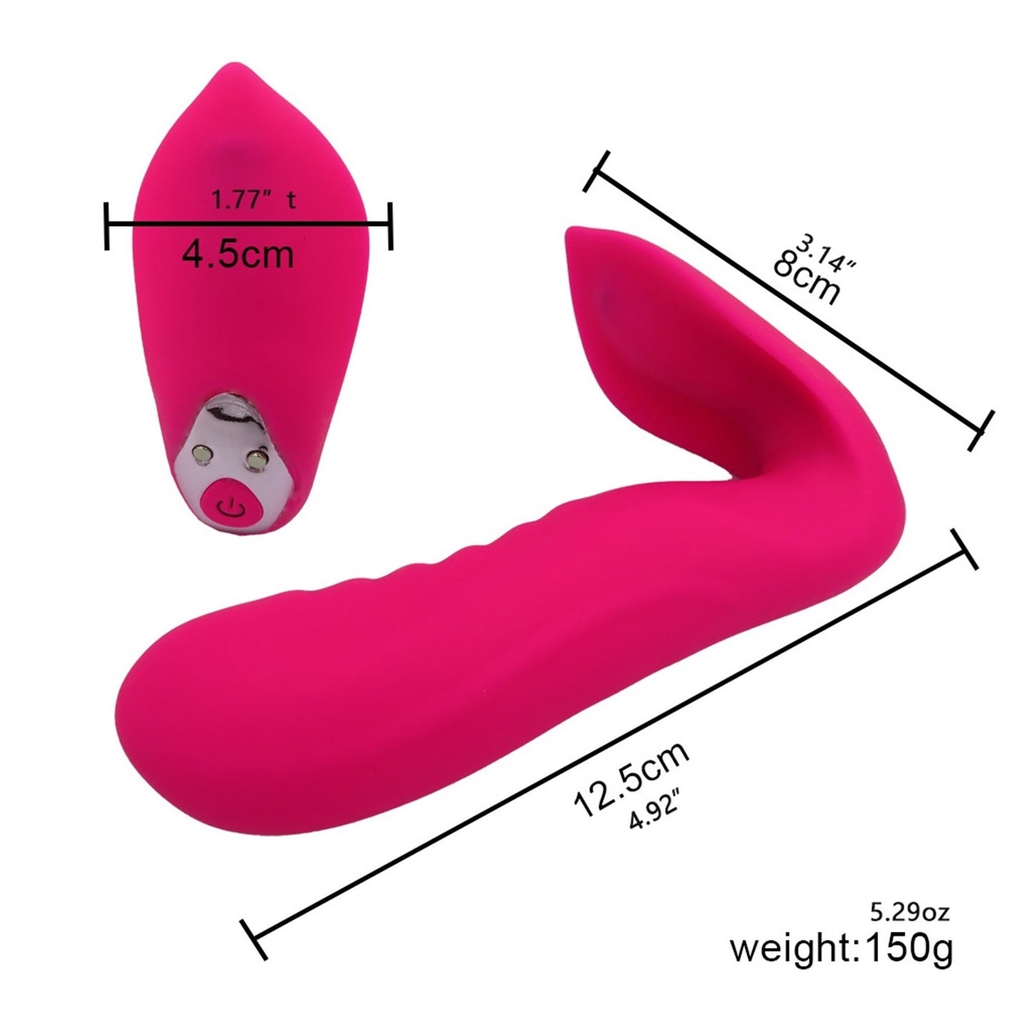 Rose Red G-Point Frequency Vibration Women Wear Ty