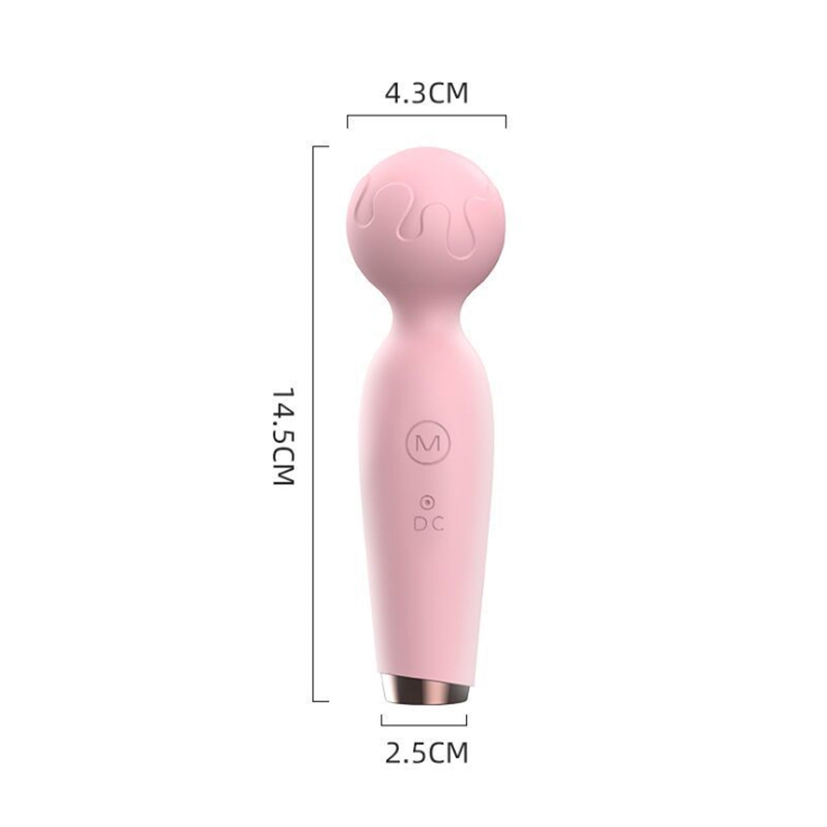 Silicone cute shape small microphone vibrator fema