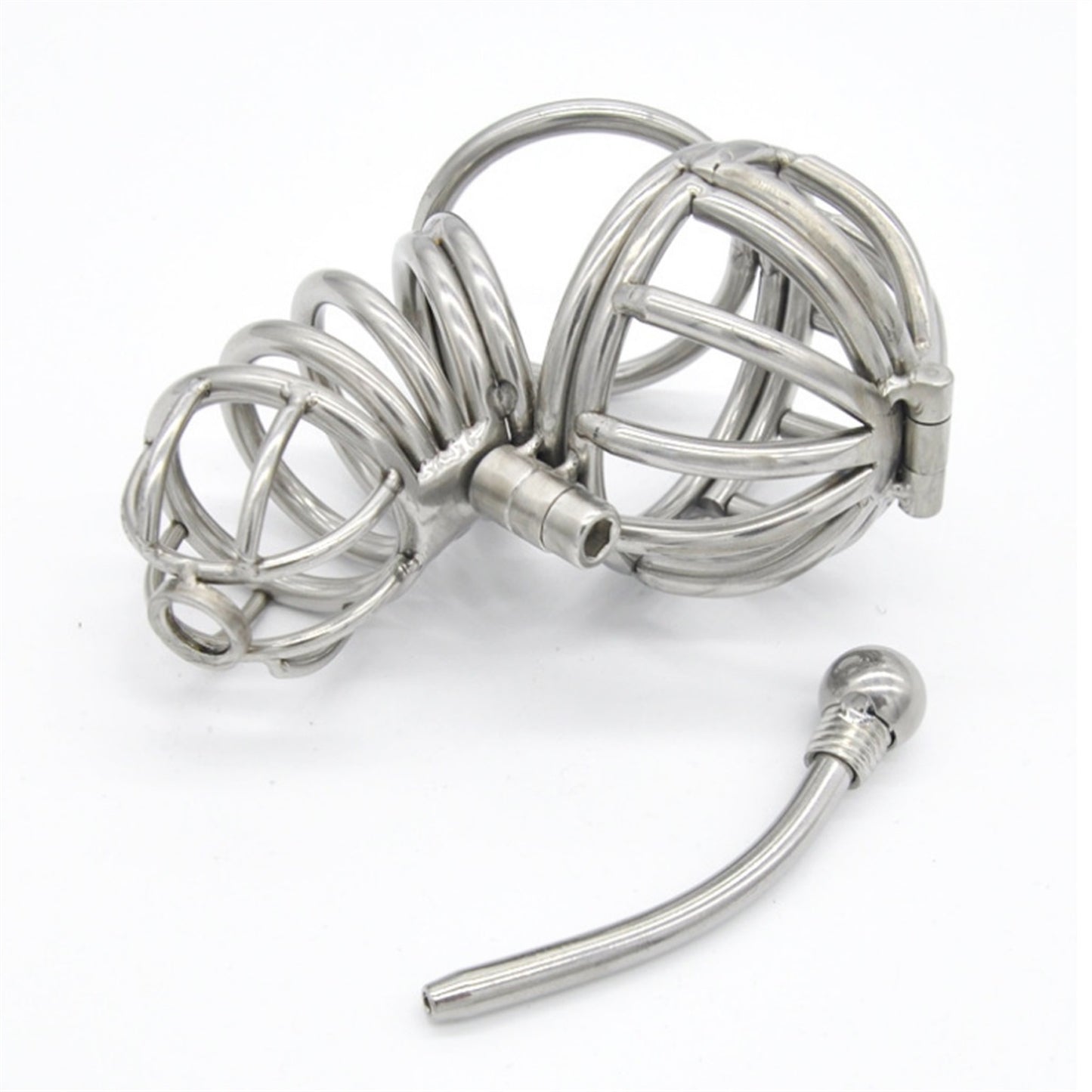 Male Stainless Steel Penis Restraint Protection Ca