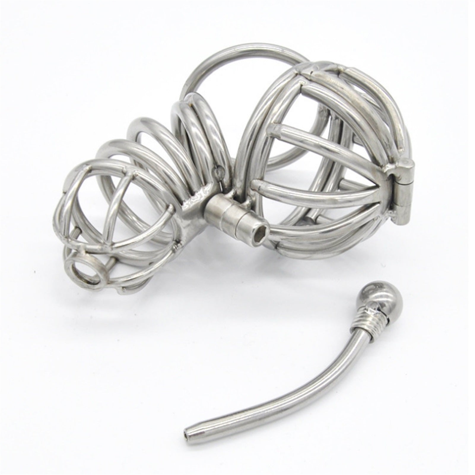 Male Stainless Steel Penis Restraint Protection Ca