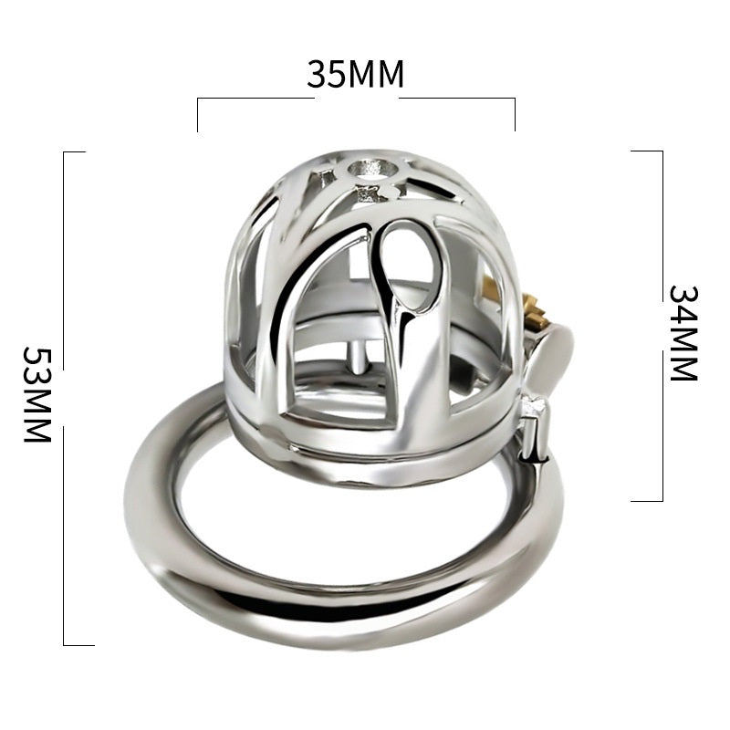 Metal Chastity Device Male Comfortable Lock Chasti