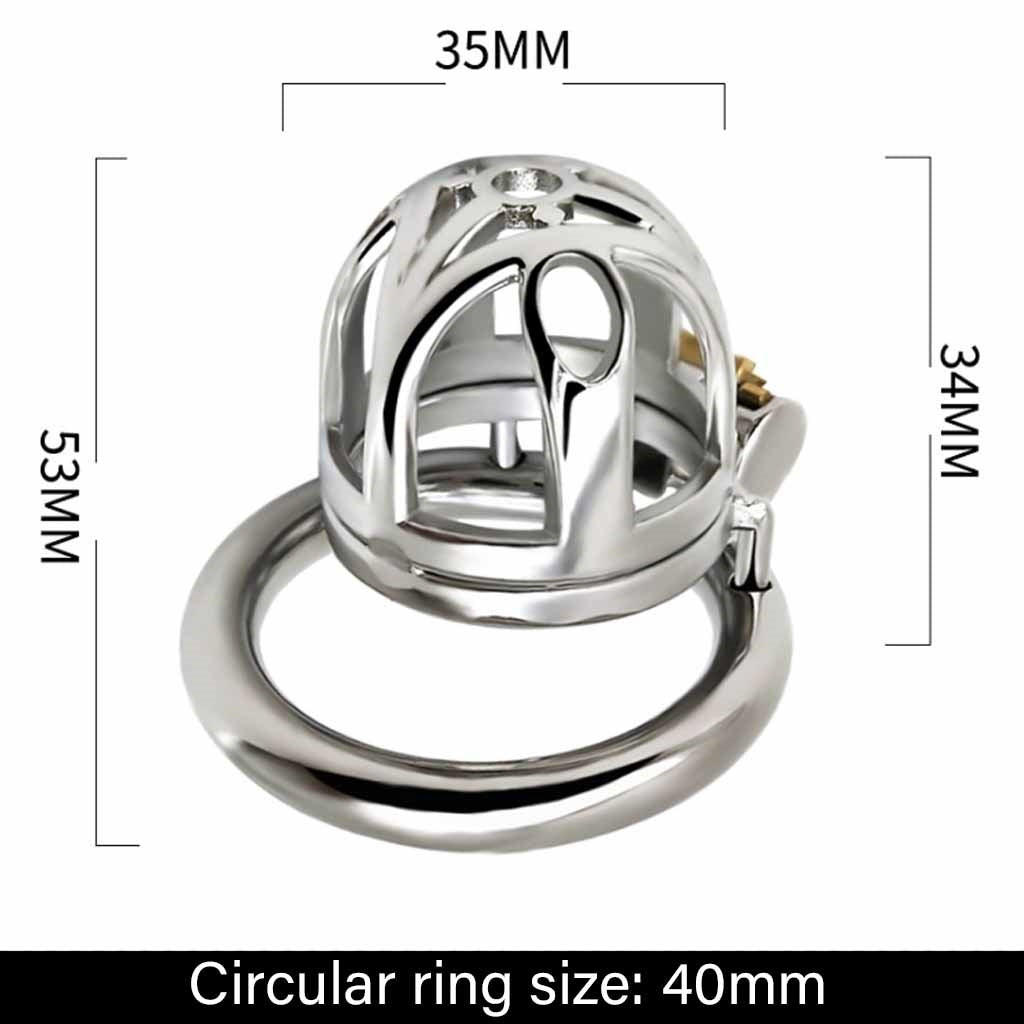 Small Male Chastity Device Stainless Steel Ergonom