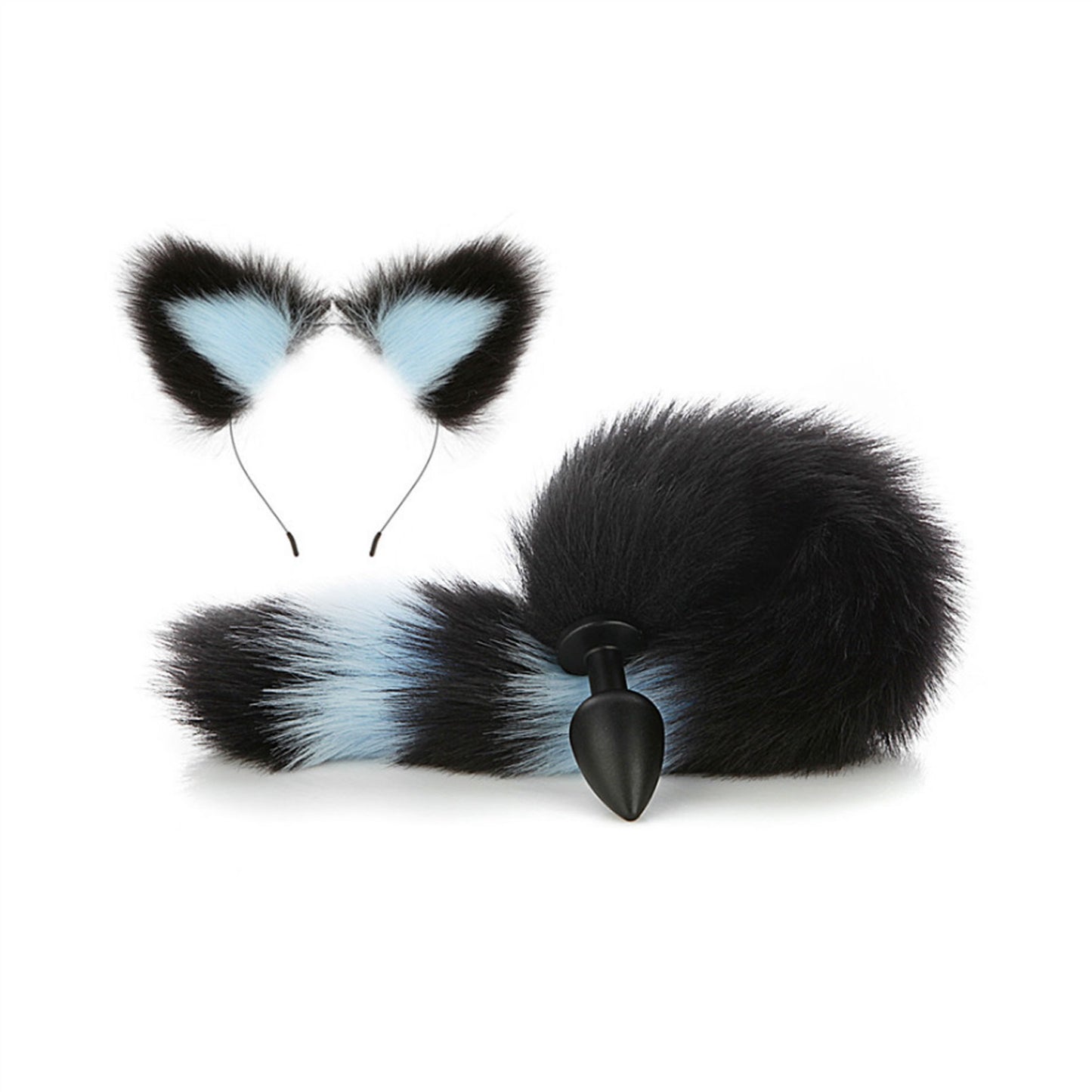 Faux Fox Tail Anal Plug Ear Hairpin Set Cosplay Ad