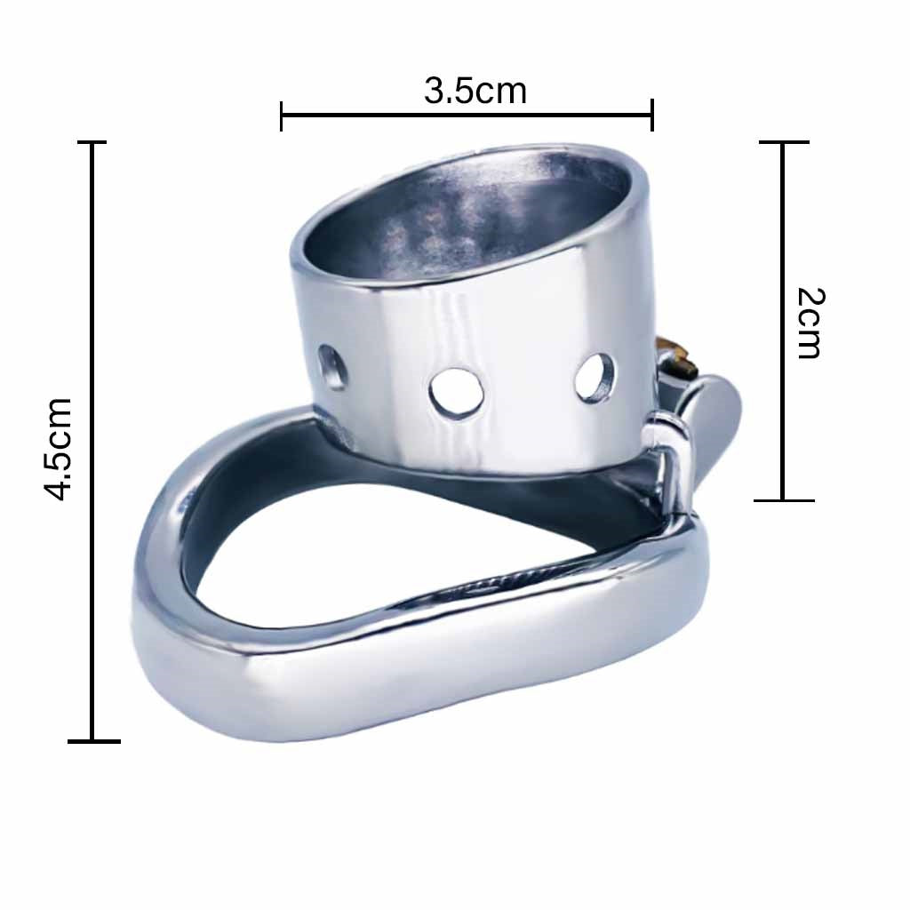 Ale Chastity Device Hypoallergenic Stainless Steel