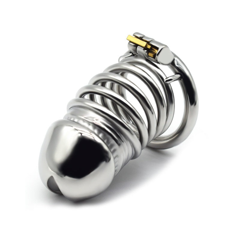 Stainless Steel Small Male Chastity Device Ergonom