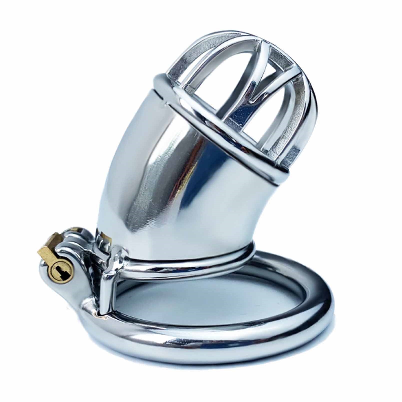 304 Stainless-steel Master Slave Chastity Device M