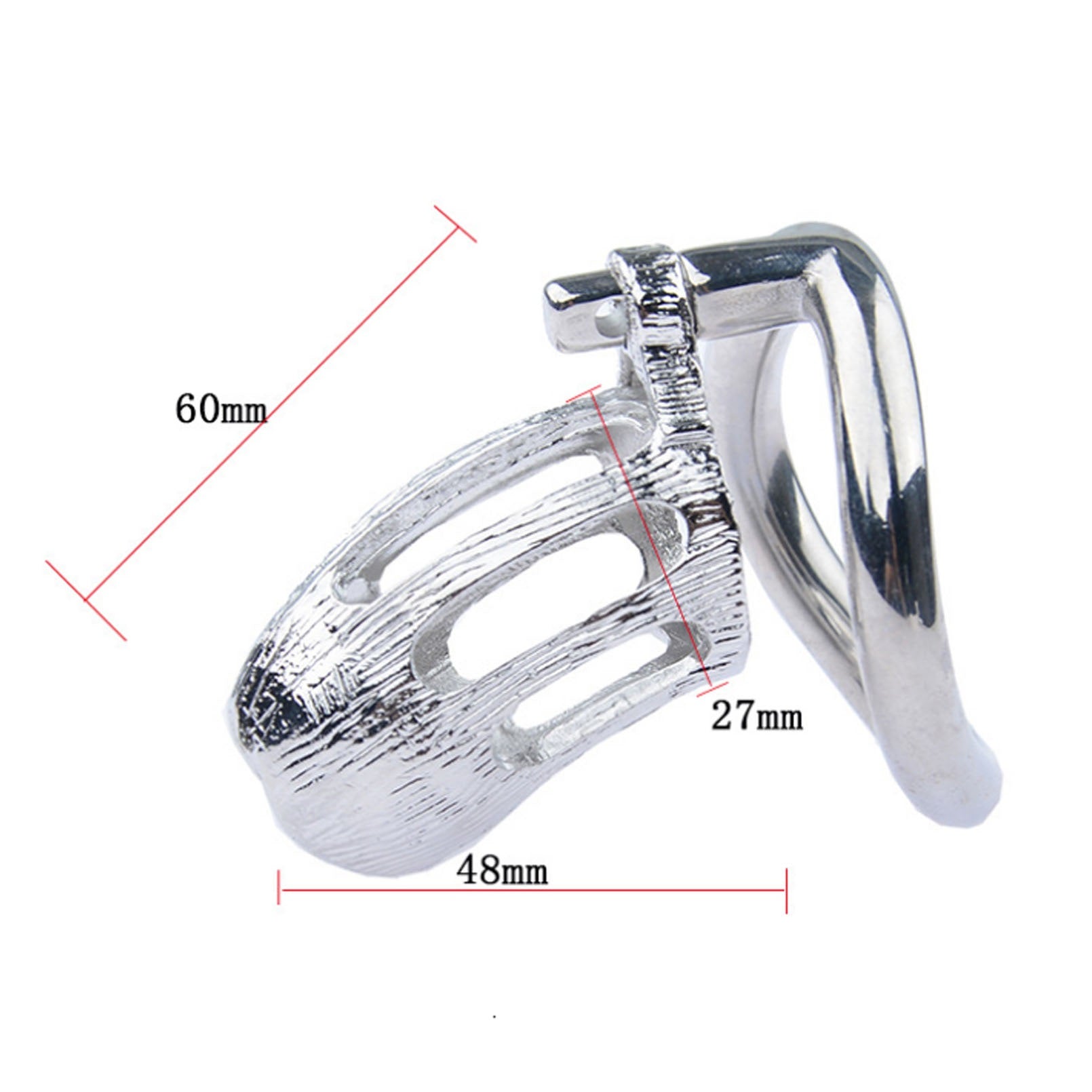 For Men Stainless Steel Dragon Chastity DeviceCage