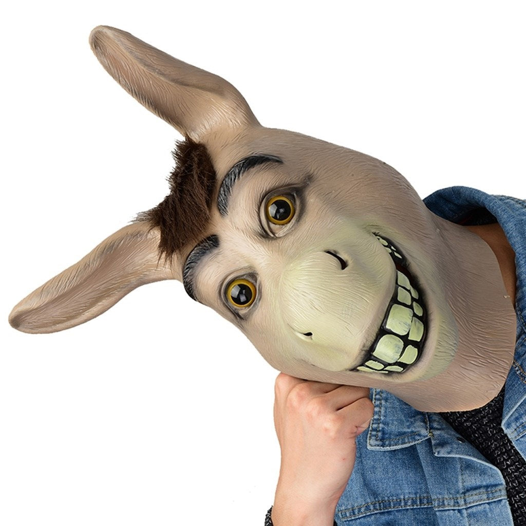 Masks & Dress-Up Accessories The Donkey Latex Mask Funny Novelty Full –  S-E-X-Toy