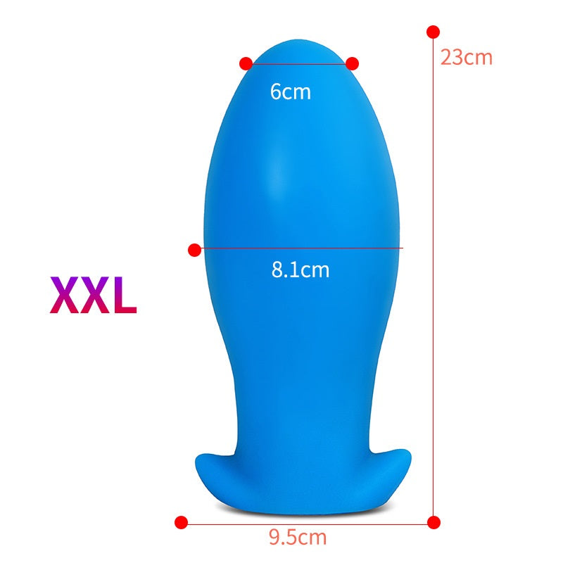 Liquid Silicone Anal Plug Prostate Massage Anus Di