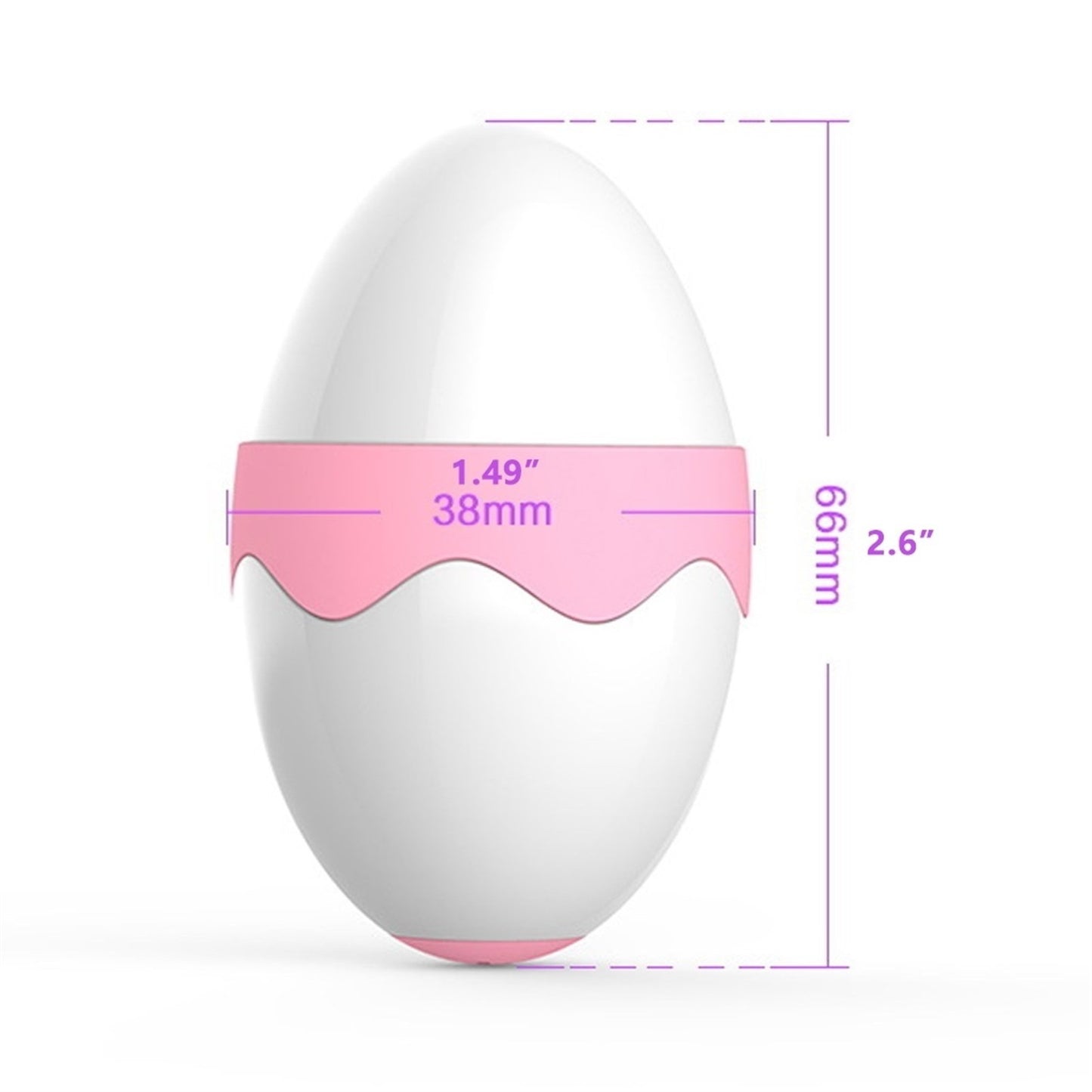 Egg-shaped Nipple And Breast Vibration Absorbing B