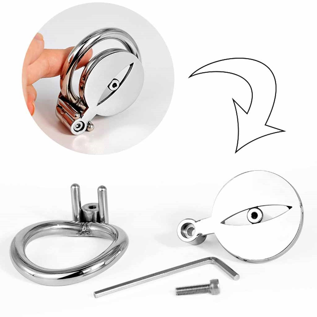 Super Small Stainless Steel Male Chastity Device, 