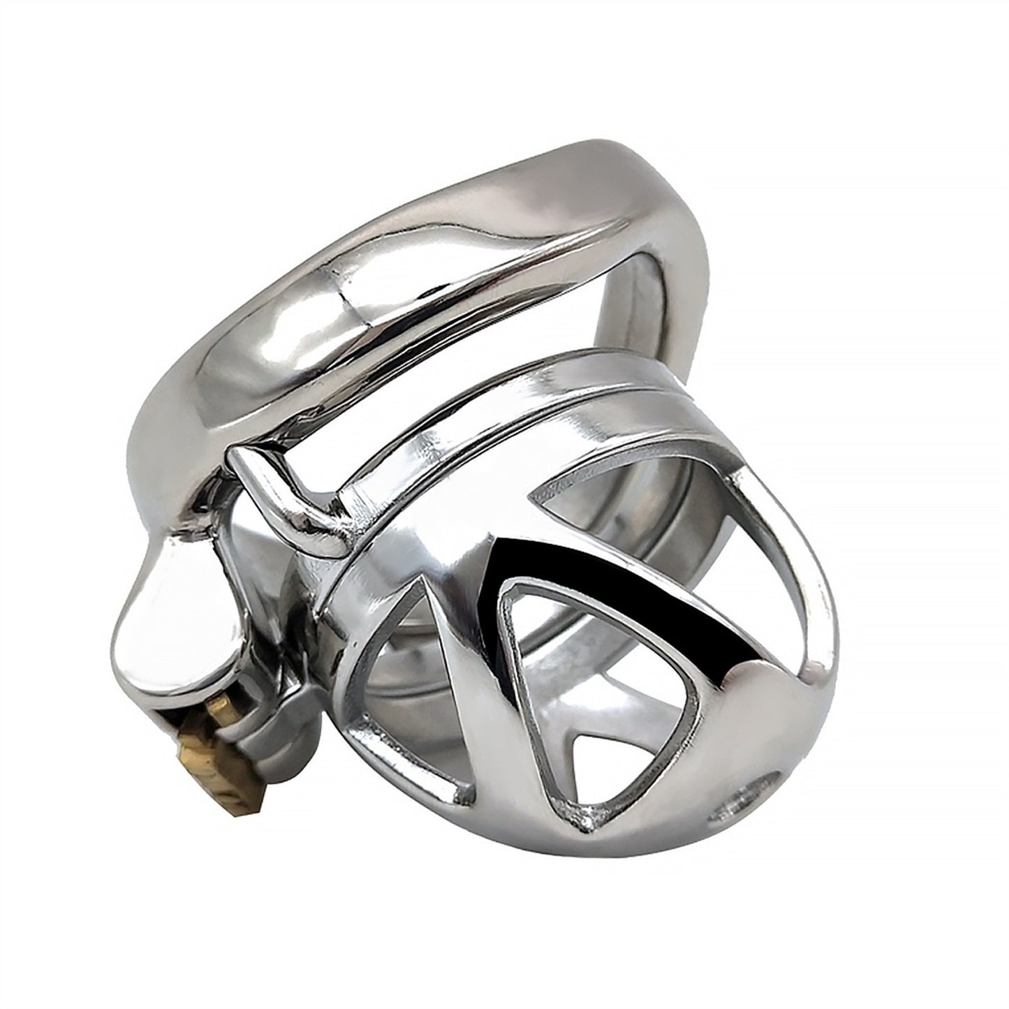 Metal Chastity Lock Male Appliance Penis Restraint