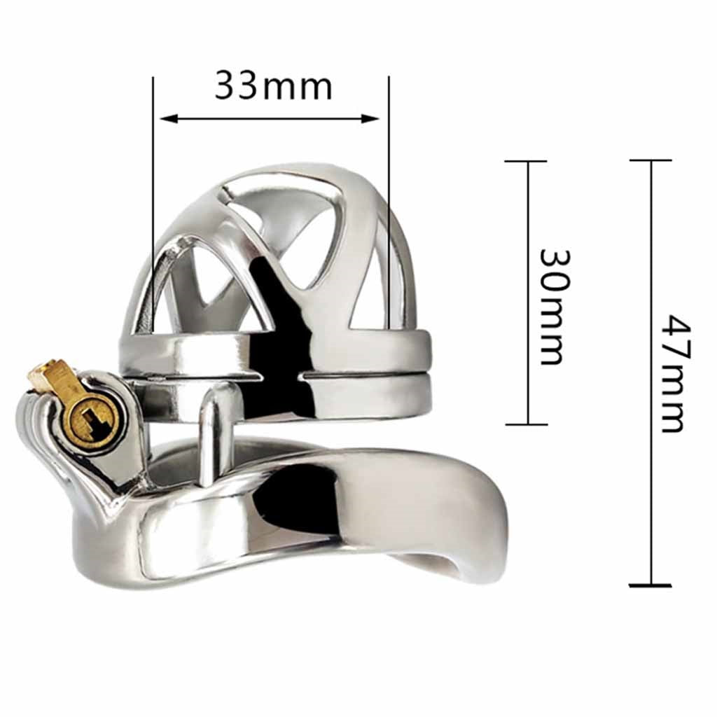 Super Small Male Chastity Device, Stealth Convenie