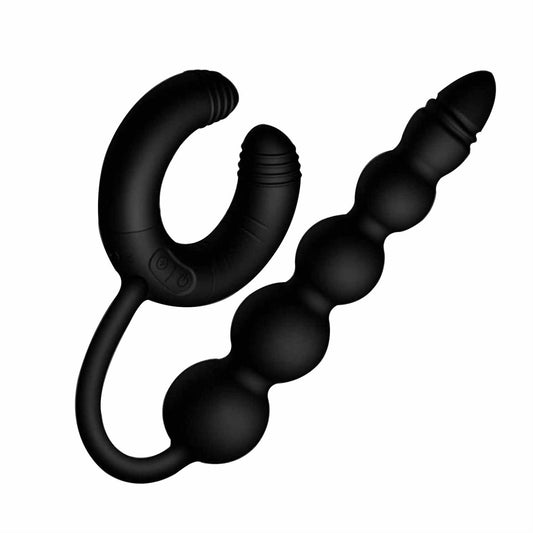 Vibrating Prostate Massager with Cock Ring  10 Pat