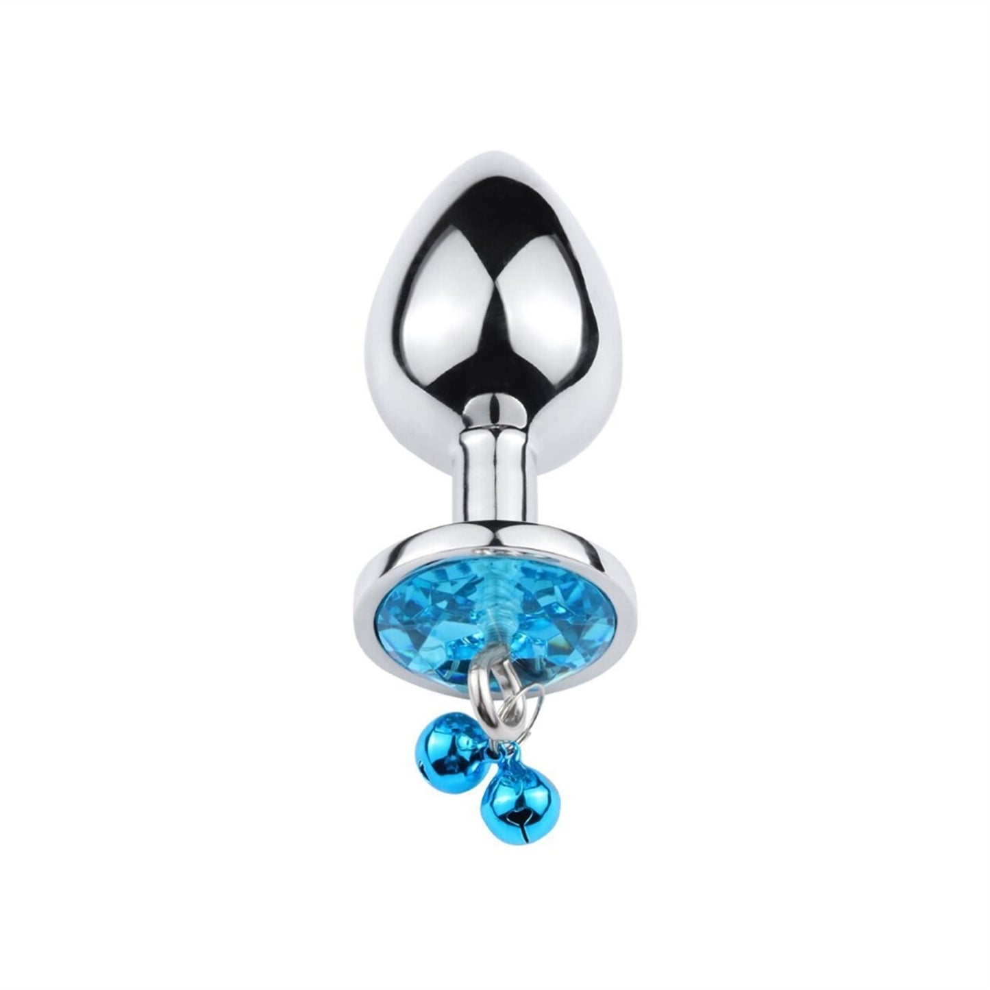 Stainless Steel with Bell Crystal Jewelry Plug for