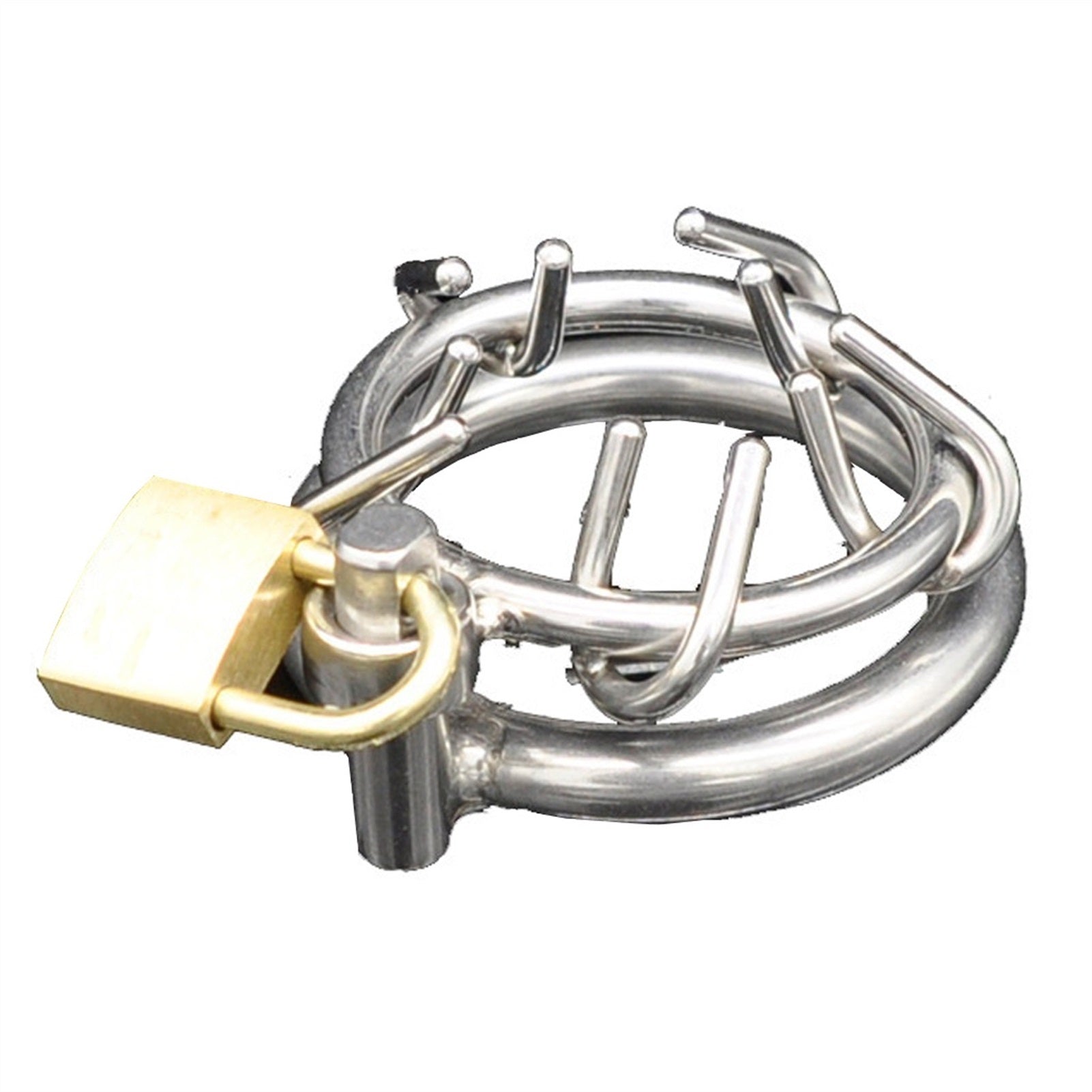 Male Stainless Steel Chastity Device Metal Chastit