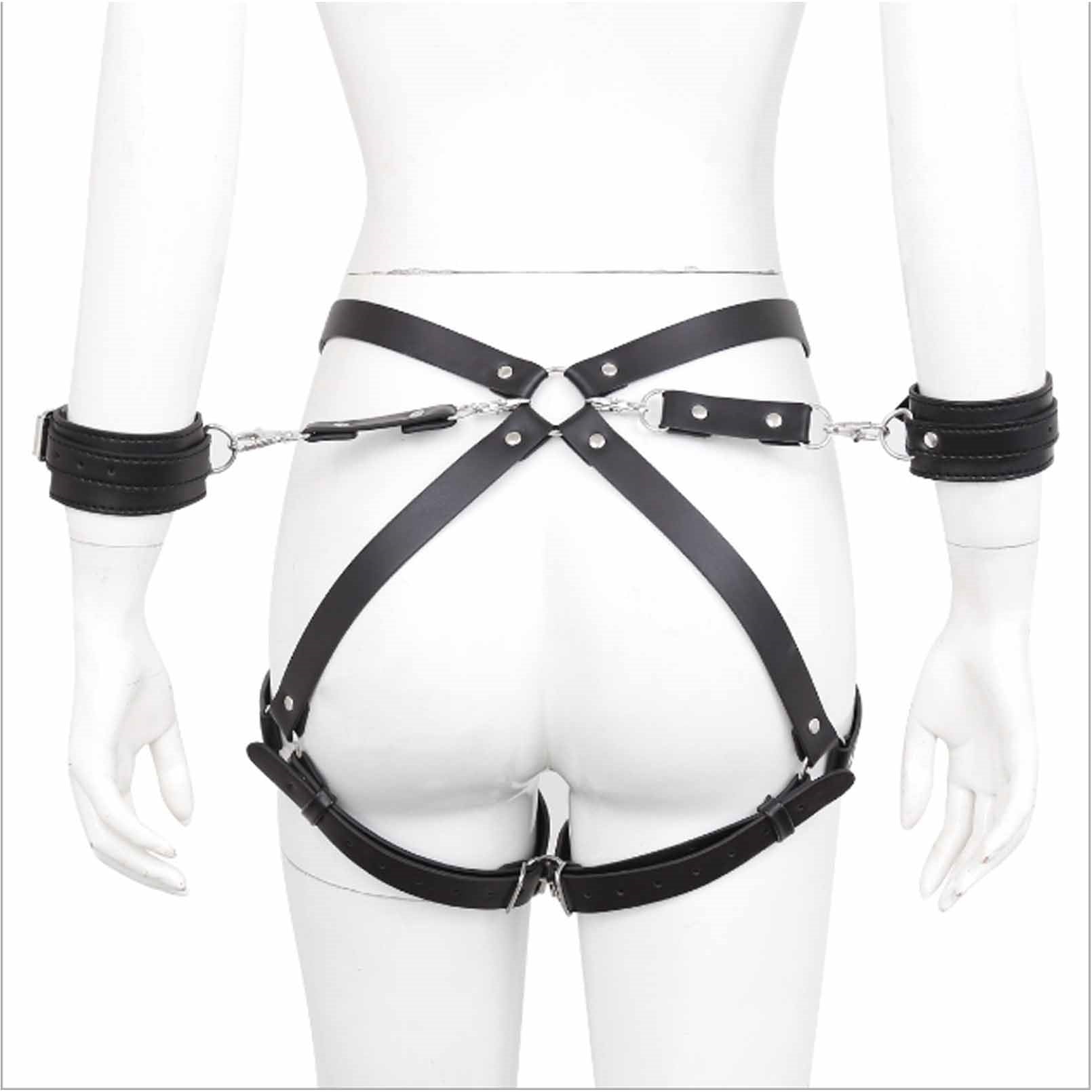 Female Chastity Belt Adjustable Stainless Steel Ch