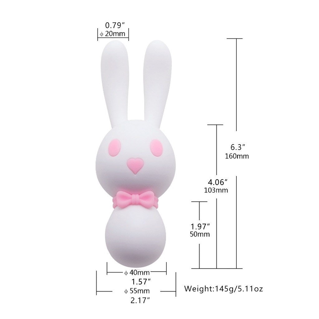 Portable Cute Vibrator Big Rabbit Ears G-spot Stim