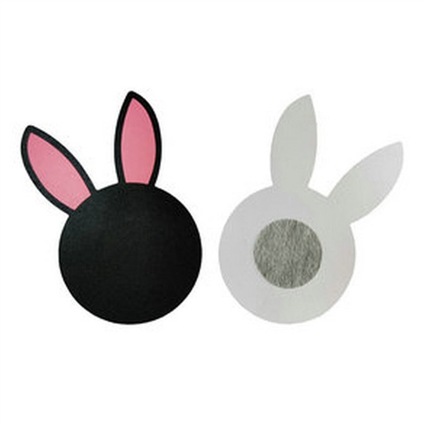 Fashion Cute Disposable Black Rabbit Ears Nipple C