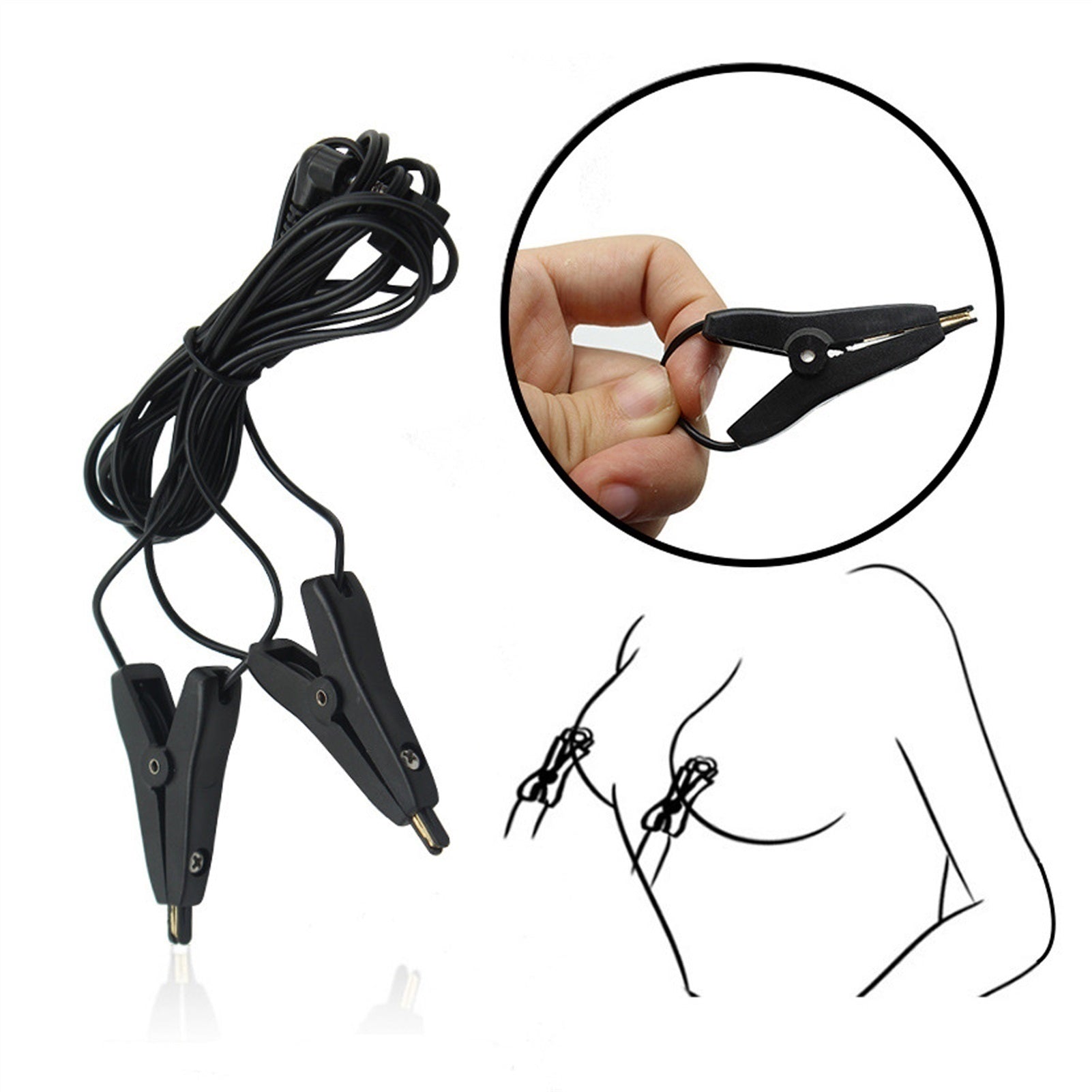 Adult Toy Metal Breast Clip Accessories Sm Tools N