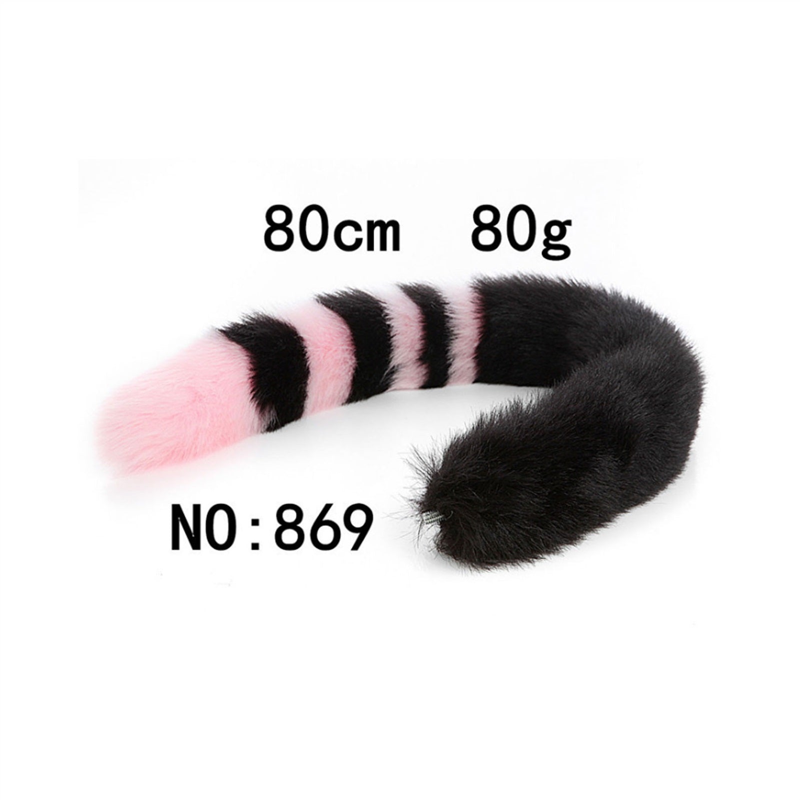 Removable Imitation Fox Tail Anal Plug For Couple 