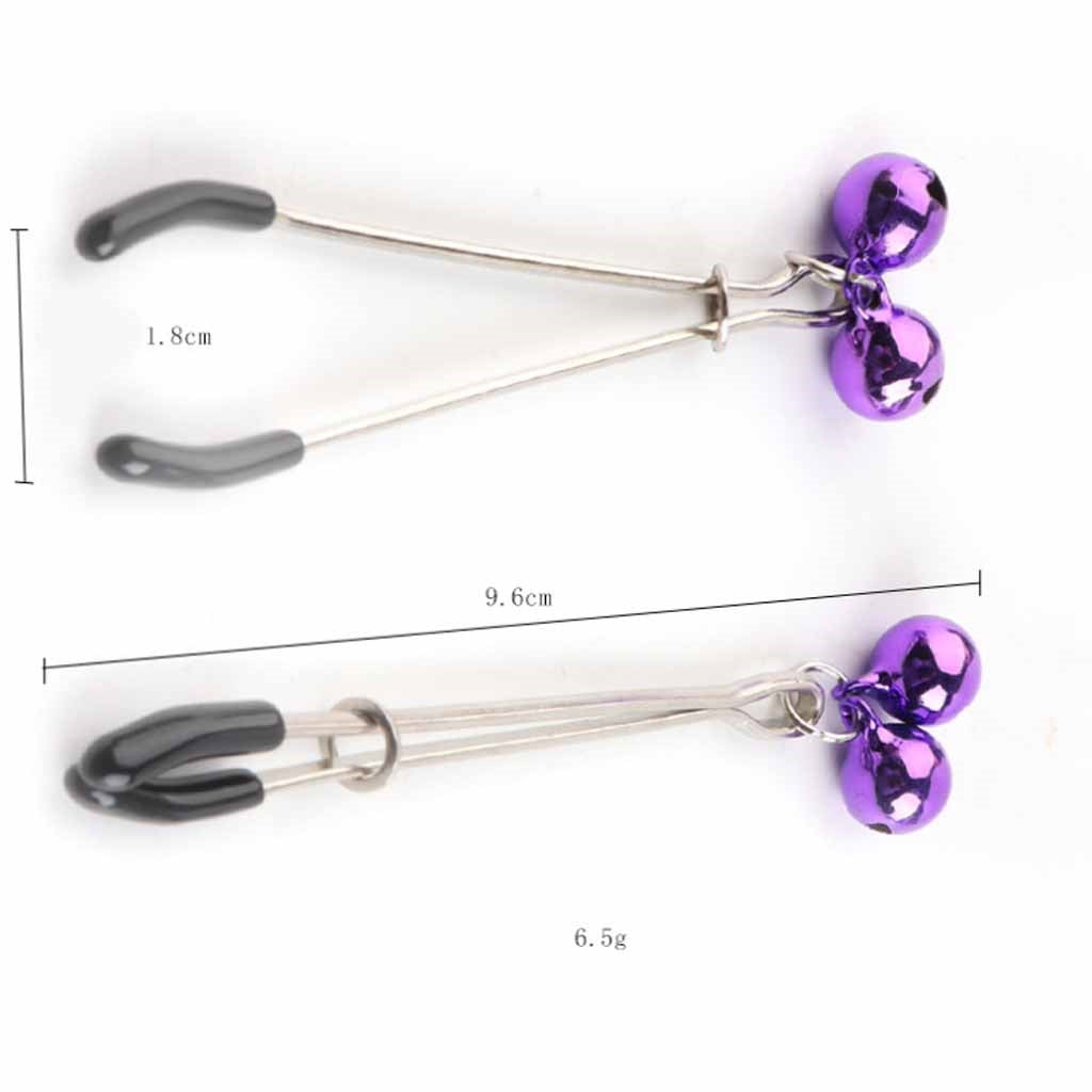 Pairs of Nipple Clamps with Bell Adjustable Nipple