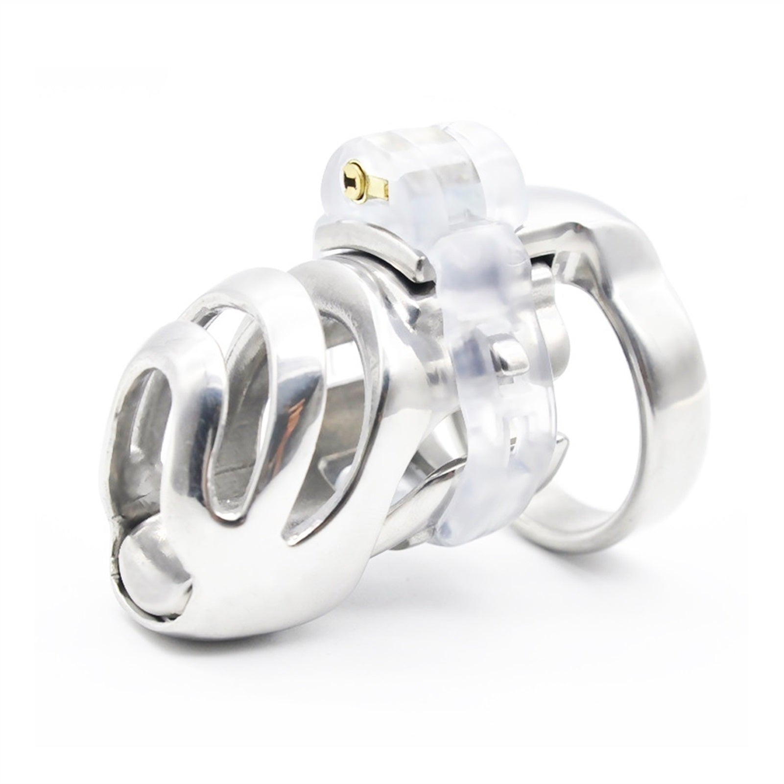 Male Stainless Steel Chastity Device With Anti-dro