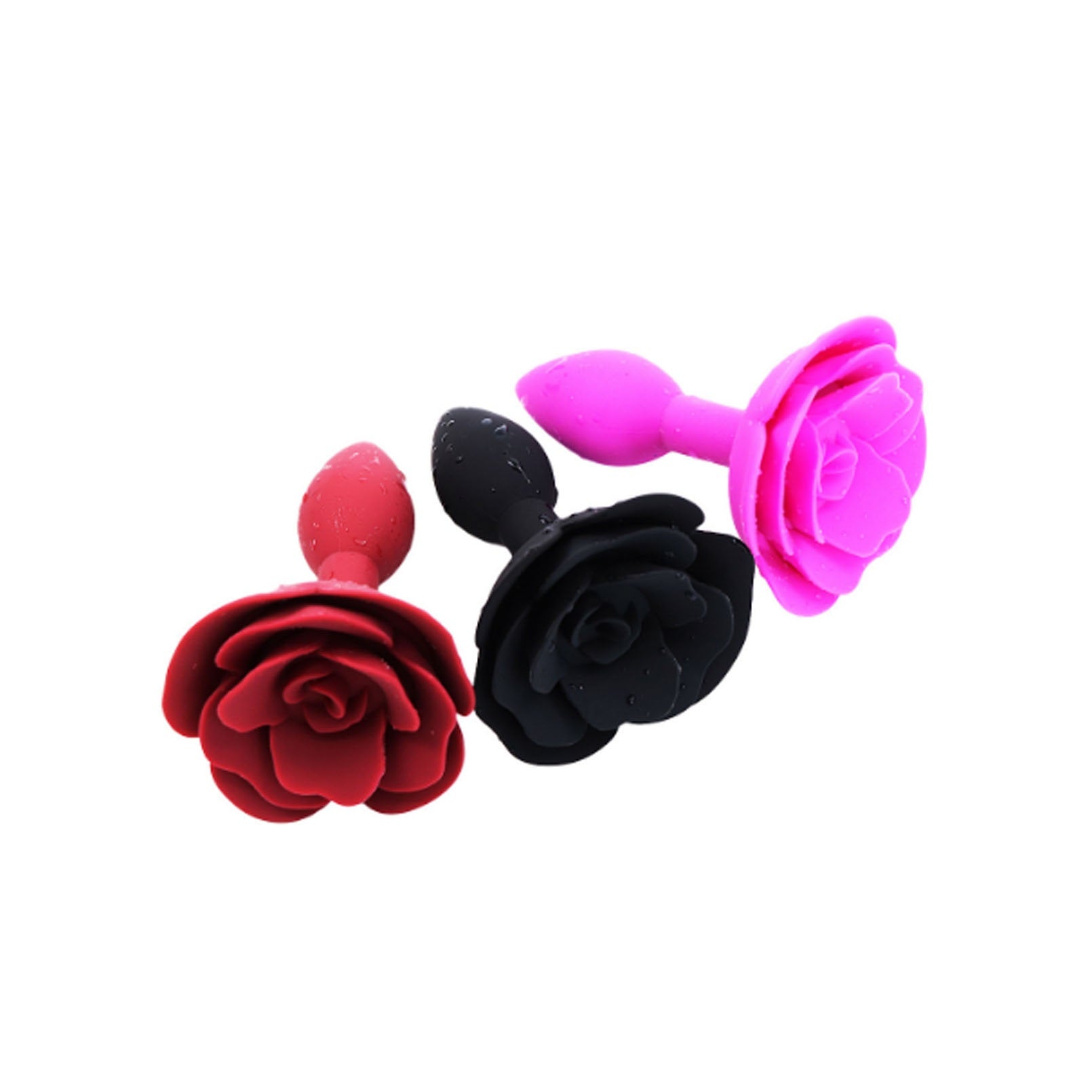 Appealing silicone anal plugs, chrysanthemum backy