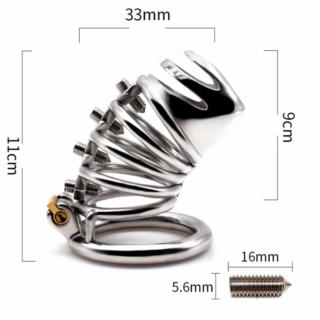 Ergonomic Design Chastity Device 304 Steel Stainle