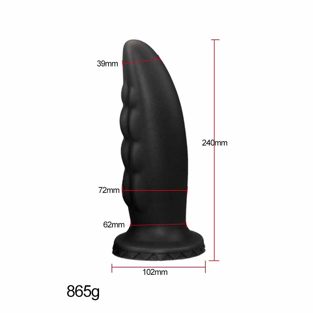 Anal Plug Dildo, Flexible Liquid Silicone Butt Plu