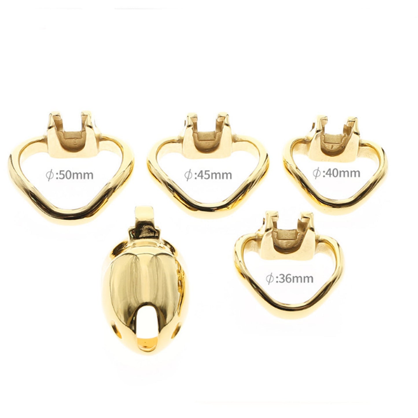 Gold Metal Chastity Lock Chastity Device Penis Res